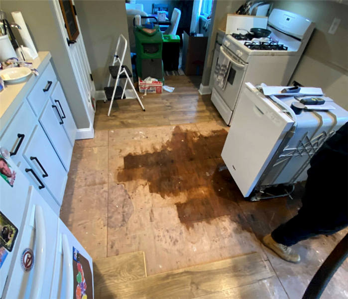 dishwasher leak water damage cleanup near me in connecticut