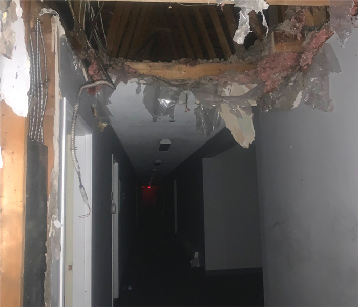 Apartment fire damage restoration in Weston, CT.