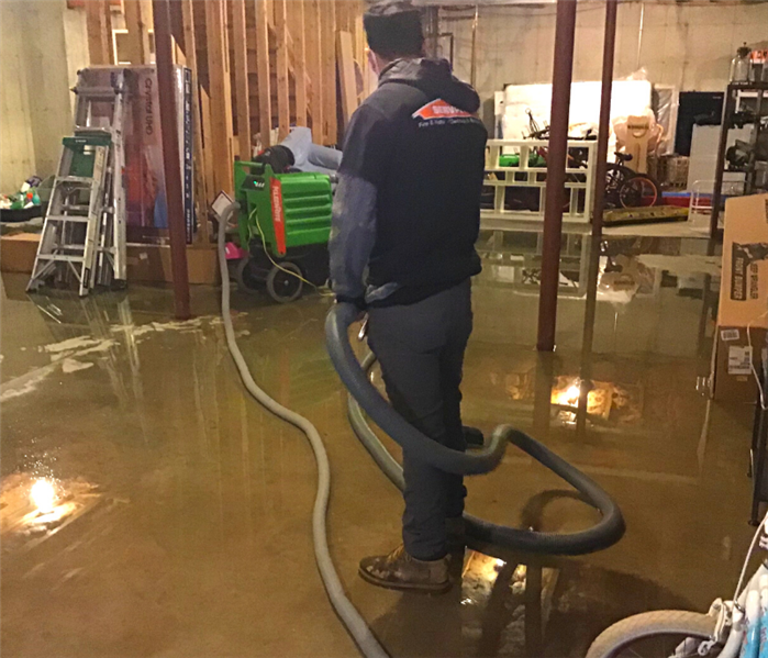 Flooded basement cleanup near me in Westport, CT.